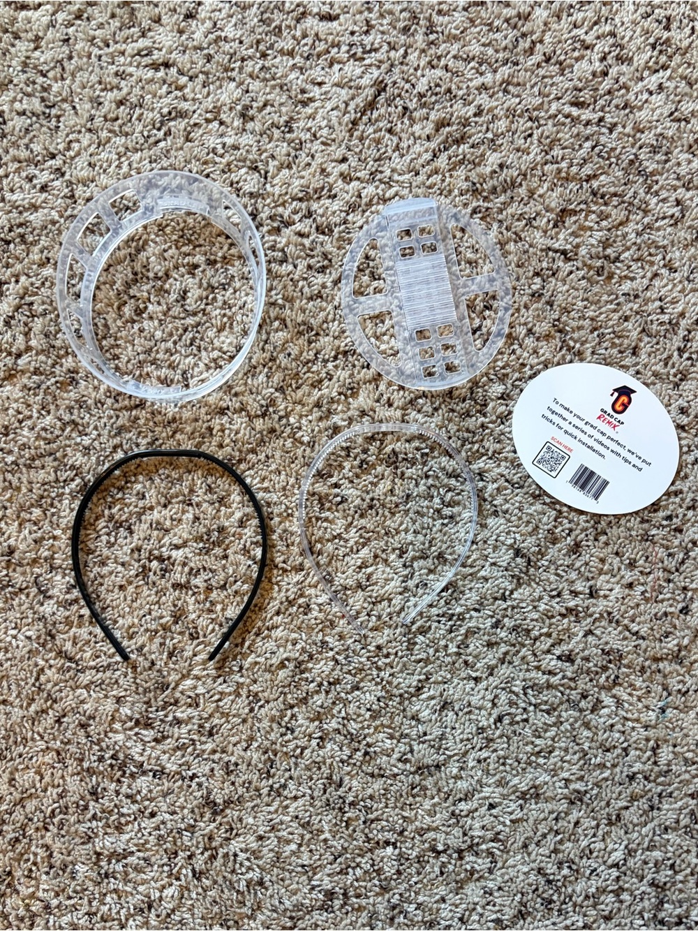 Graduation Cap Headband Insert - Picture 3 of 5